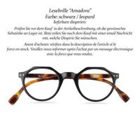Lesebrille Amadora schw. DIV5 +1.0 +1.5 +2.0 +2.5 +3.0 +3.5