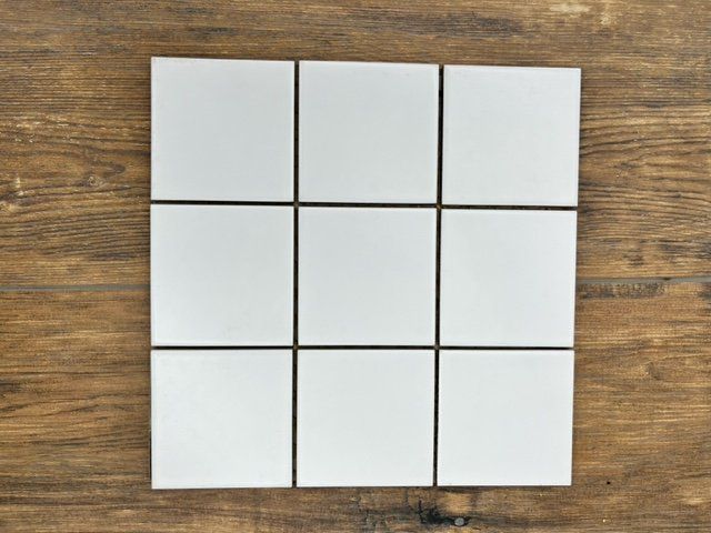 Servierplatten: Wandfliese 9.7x9.7cm – Neu und originalverpackt aus Bichelsee von thoro-plattenhandel