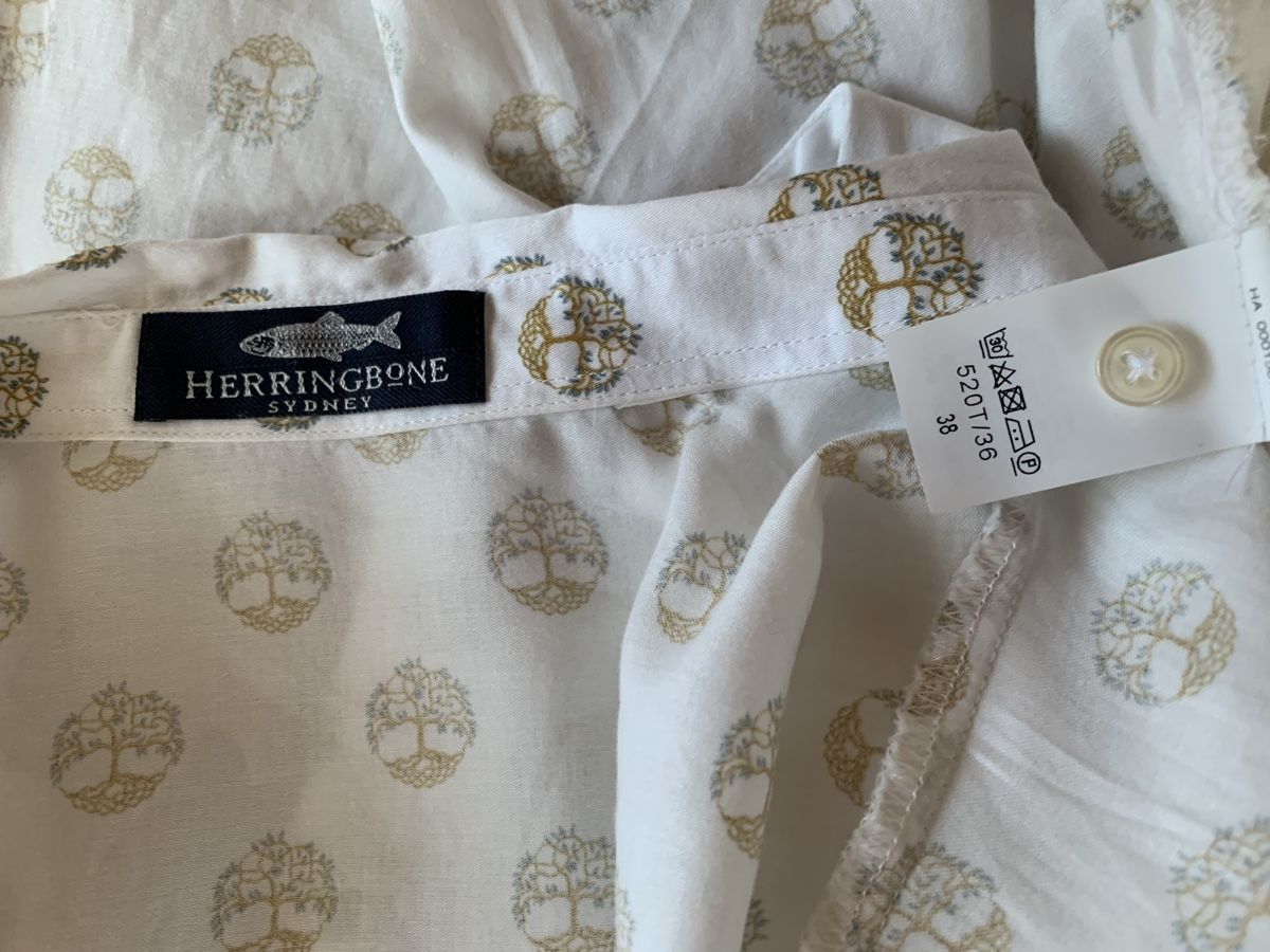 Camicette: Damen Bluse Herringbone, Grösse 38 – Usato da Egg b. Zürich venduto da ohtannenbaum 2