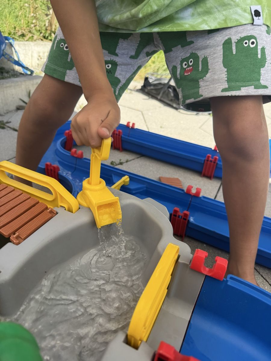 Aquaplay Giocattoli: Aquaplay Wasserbahn (zwei kombinierte Sets) – Usato da Zürich venduto da eliirs 2