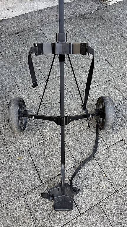 Trolley: Golftrolley 2-Rad - Inesis 100 Schwarz – Usato da Reichenbach im Kandertal venduto da nicole.mueller13 1