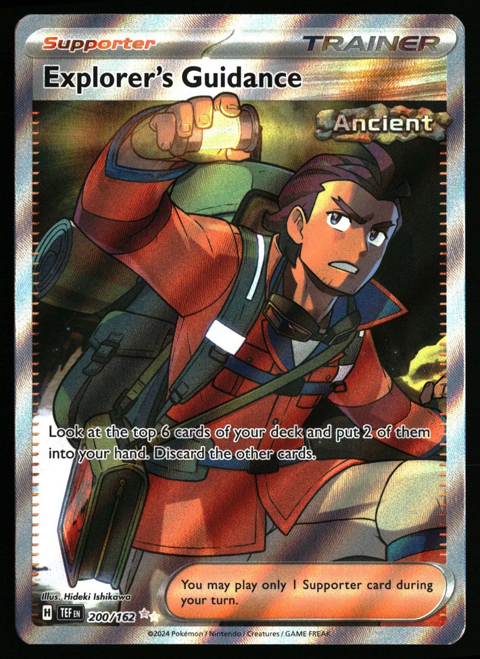 Pokémon Carte collezionabili: Explorer's Guidance #200 Pokemon Temporal Forces – Usato da Feuerthalen venduto da Plazatoys