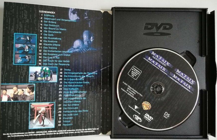 Alle DVDs: Matrix - Rückblicke, Einblicke, Ausblicke – Gebraucht aus St.Gallen von elk2023 1