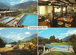 SUSTEN LEUK Camping Bella Tola, Schwimmbad, Restaurant, Auto