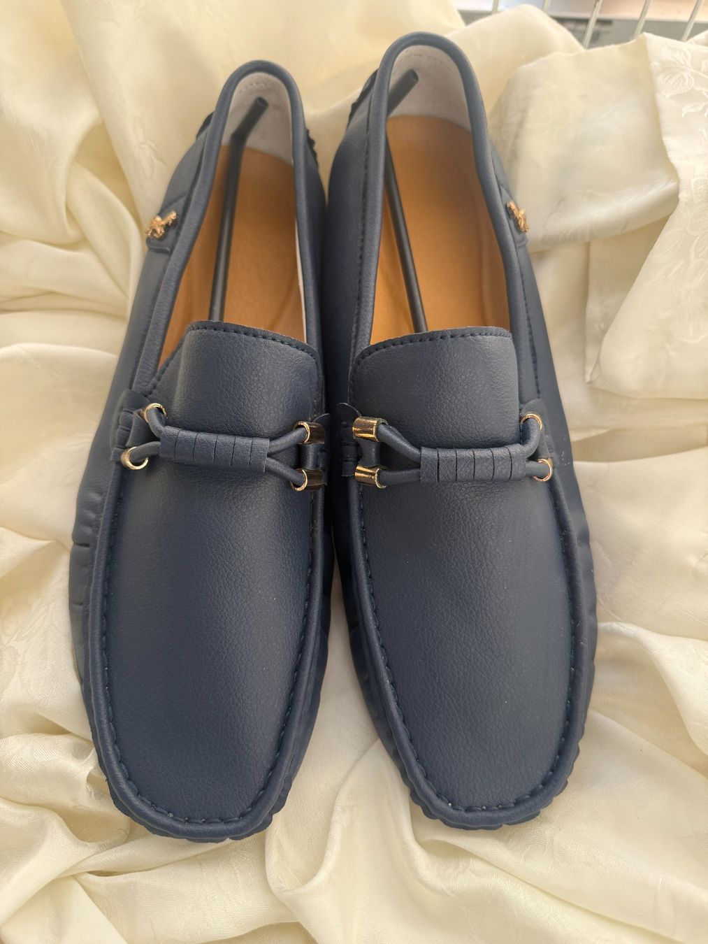Scarpe da uomo: Blaue Slipper Schuhe, Größe 47 - NEU – Nuovo e nell'imballaggio originale da Vacallo venduto da cri_229f
