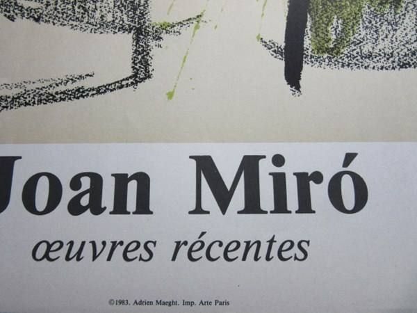 Foto & Immagini: Joan Miro LITHOGRAPHIE PLAKAT – Usato da Gersau venduto da grafik-kunst 2