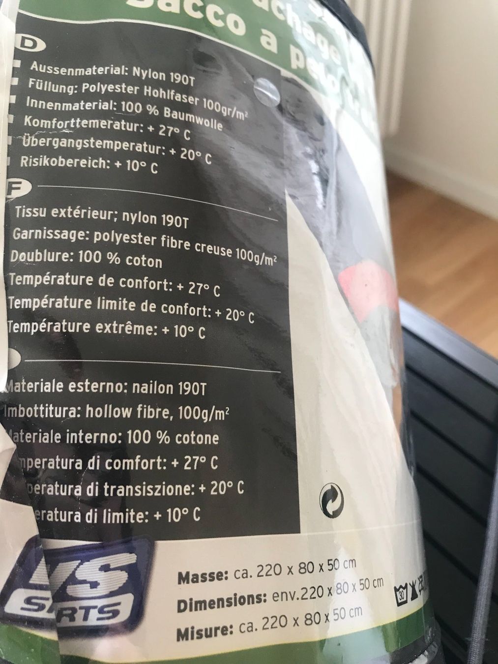 Sacchi a pelo: Schlafsack 1KG Schwer – Usato da Dübendorf venduto da nela123 3