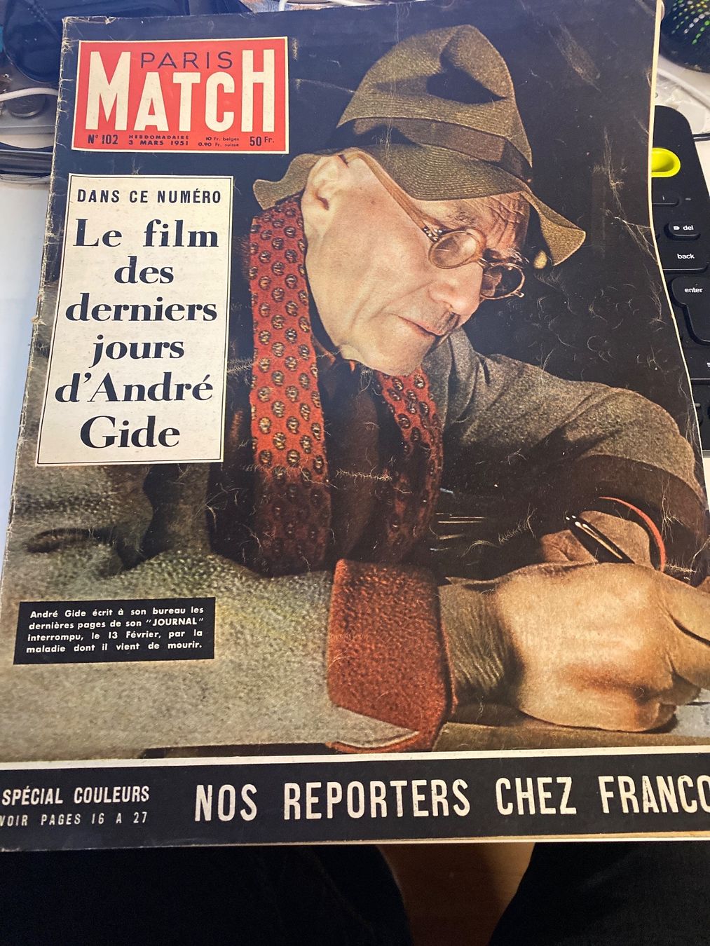 Riviste & Magazine: PARIS MATCH 1951 - SPECIAL COULEUR – Usato da Le Brassus venduto da cinema13