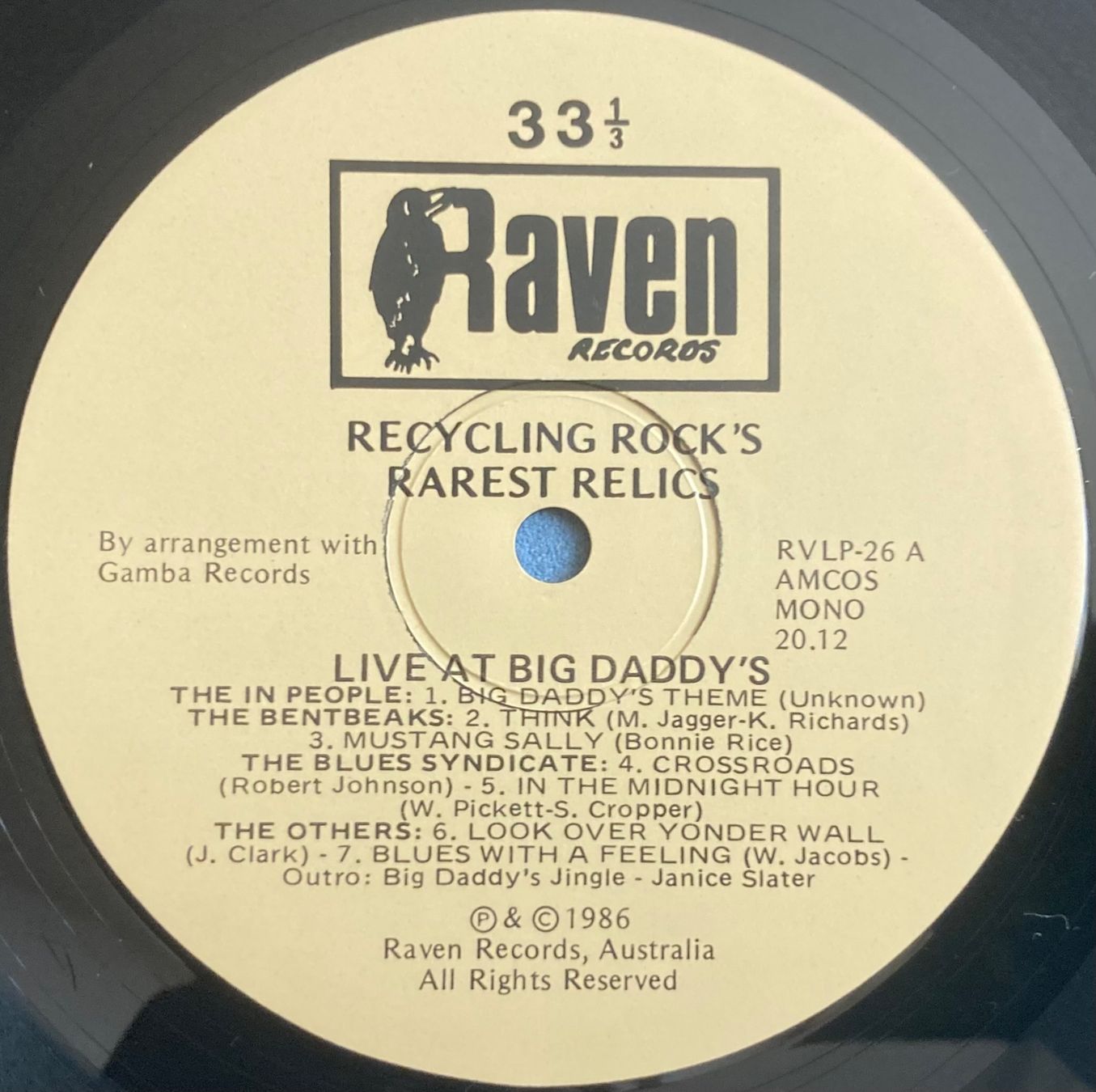 Dischi in vinile: DIVERS ARTISTES - LIVE AT BIG DADDY'S DISCOTHEQUE – Usato da Poliez-Pittet venduto da Newtown-Records 2
