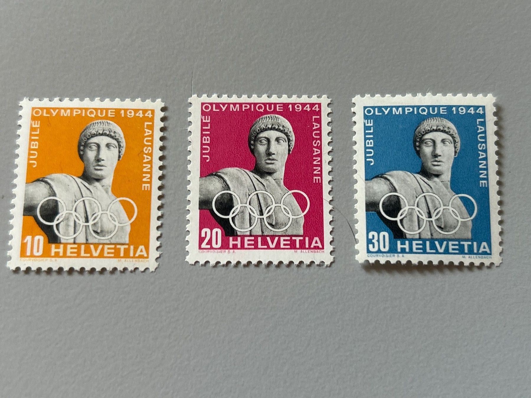 Tutti i francobolli: Briefmarke - Schweiz - Olympique 1944 - postfrisch – Nuovo (secondo la descrizione) da Villnachern venduto da RicardoMary