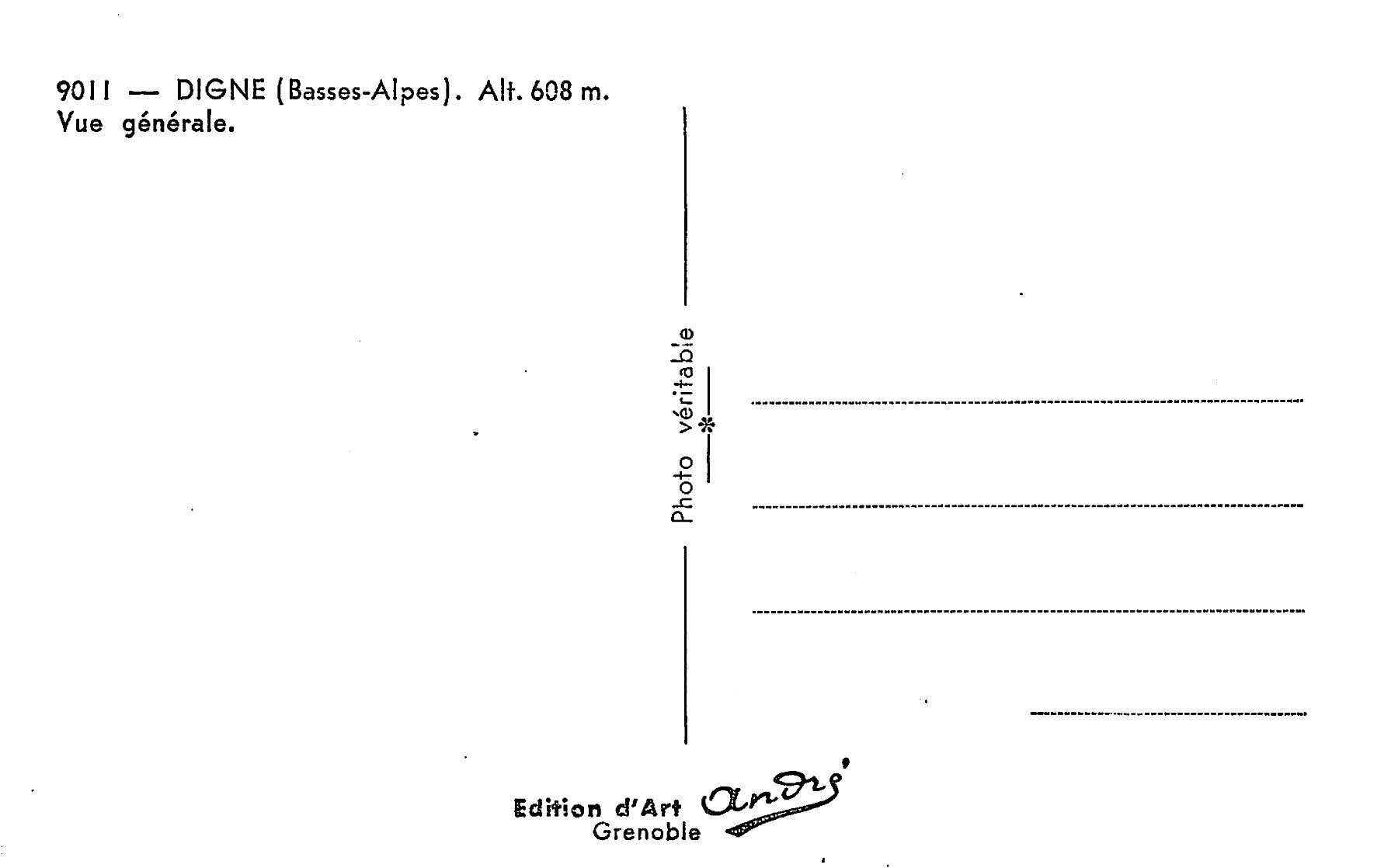 Cartoline postali: 2x Digne – Usato da Ottikon b.Kemptth. venduto da Neptun1974 3