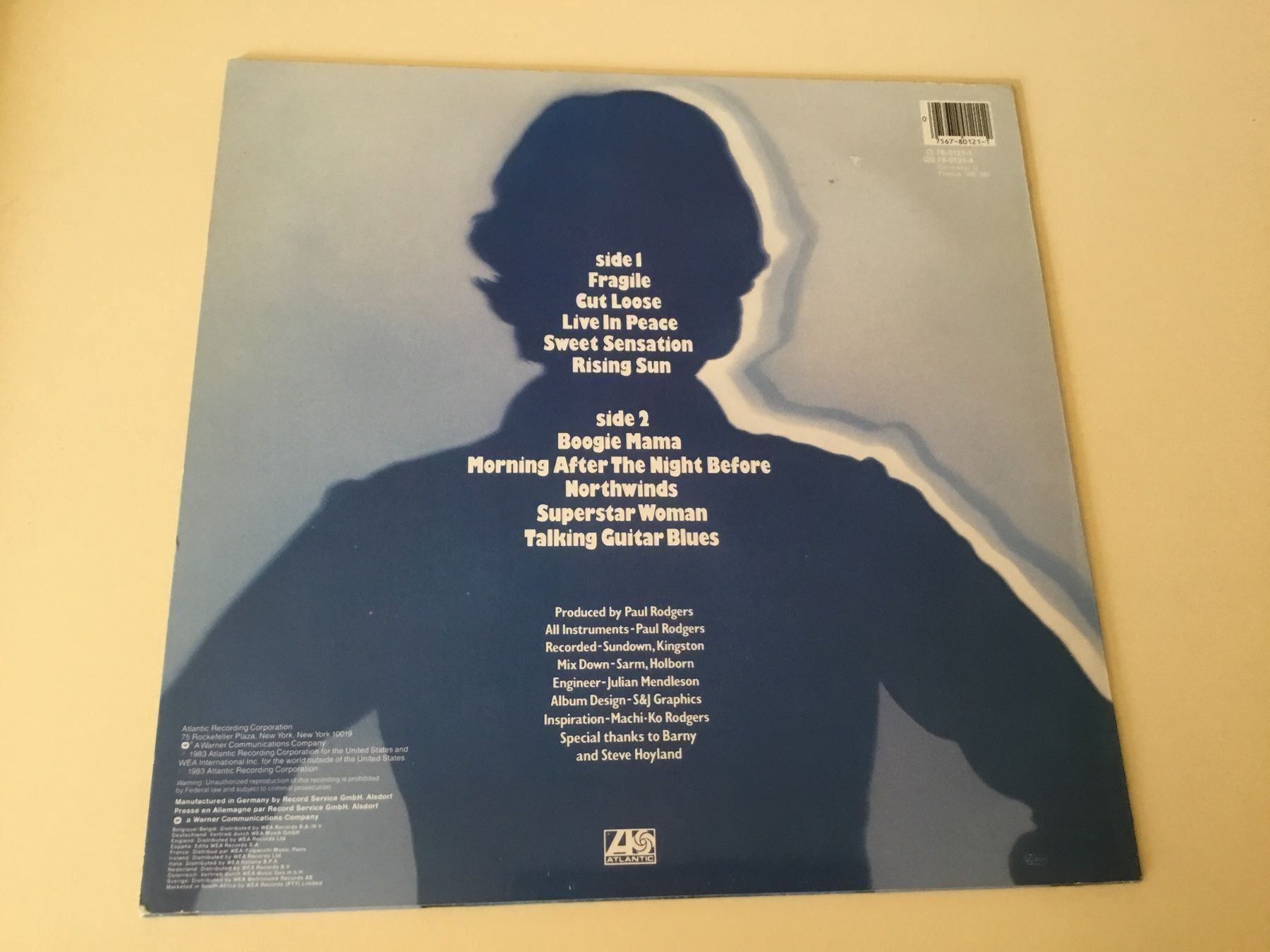 Dischi in vinile: Paul Rodgers / Cut loose – Nuovo (secondo la descrizione) da Kreuzlingen venduto da Schuggerman 1