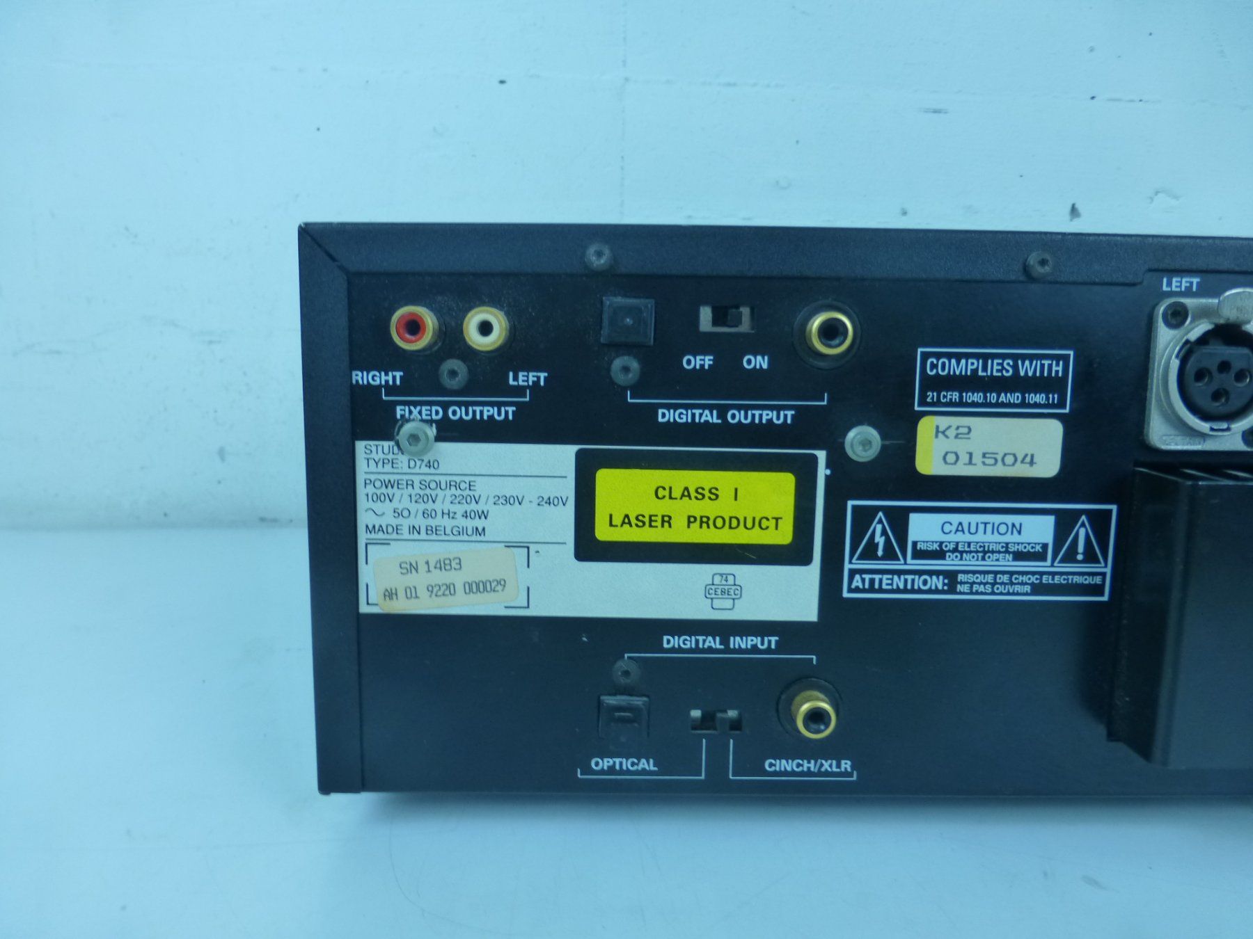Studer Registratori: Studer D740 CD Recorder defekt – Difettoso da Fahrweid venduto da gruenezahn 6