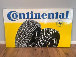 Emailschild Continental um 1960  ab 1.-  pneu automobilia