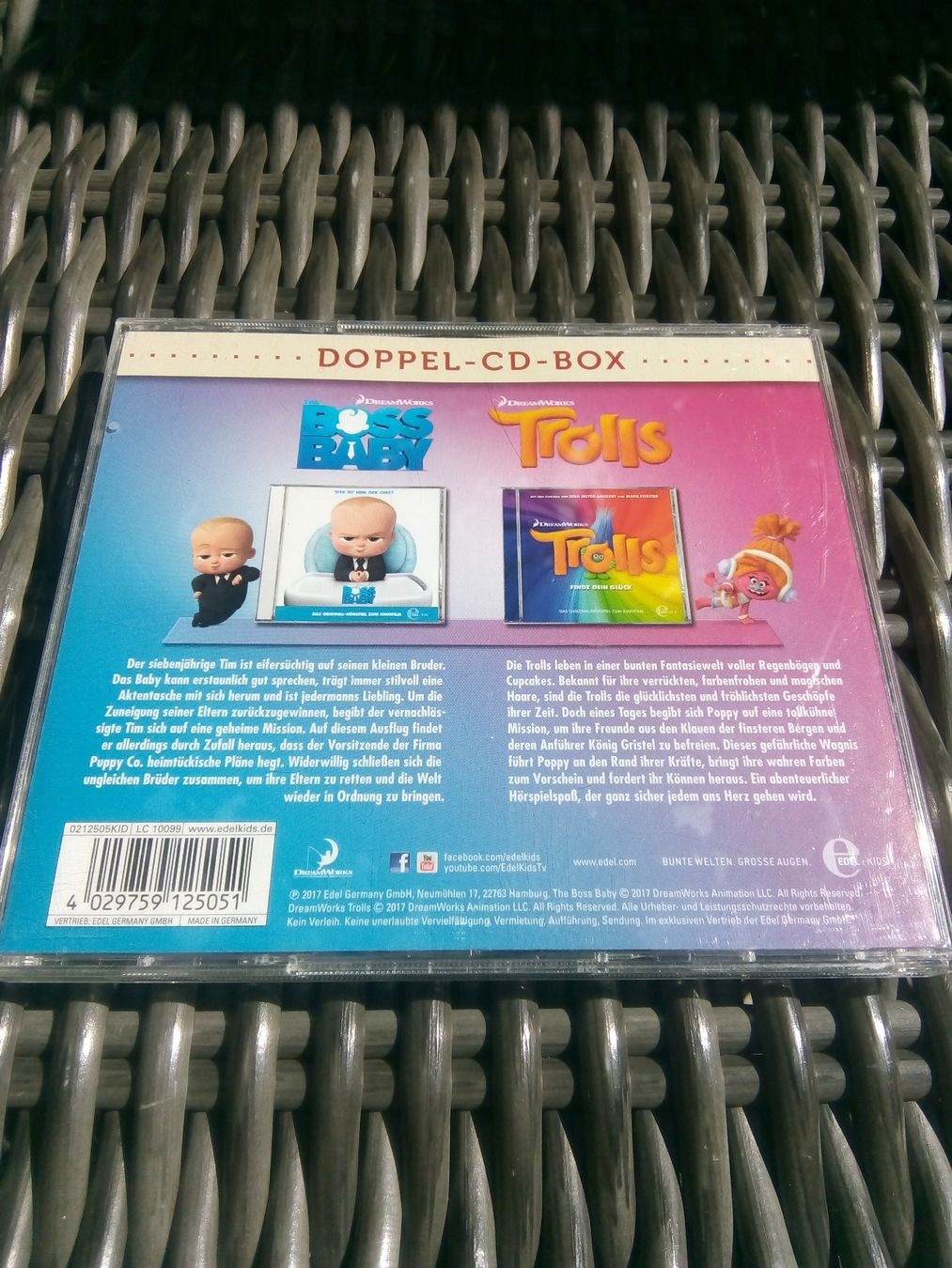 CDs: Boss Baby  +  Trolls  (Doppel-CD Hörspiel Set)  DE    2-CD's – Gebraucht aus St.Galllen von elkaphone 5