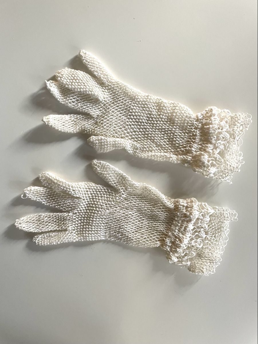 Guanti & manicotti: Filoschierte Handschuhe – Nuovo (secondo la descrizione) da Rütihof venduto da JulieH85 1