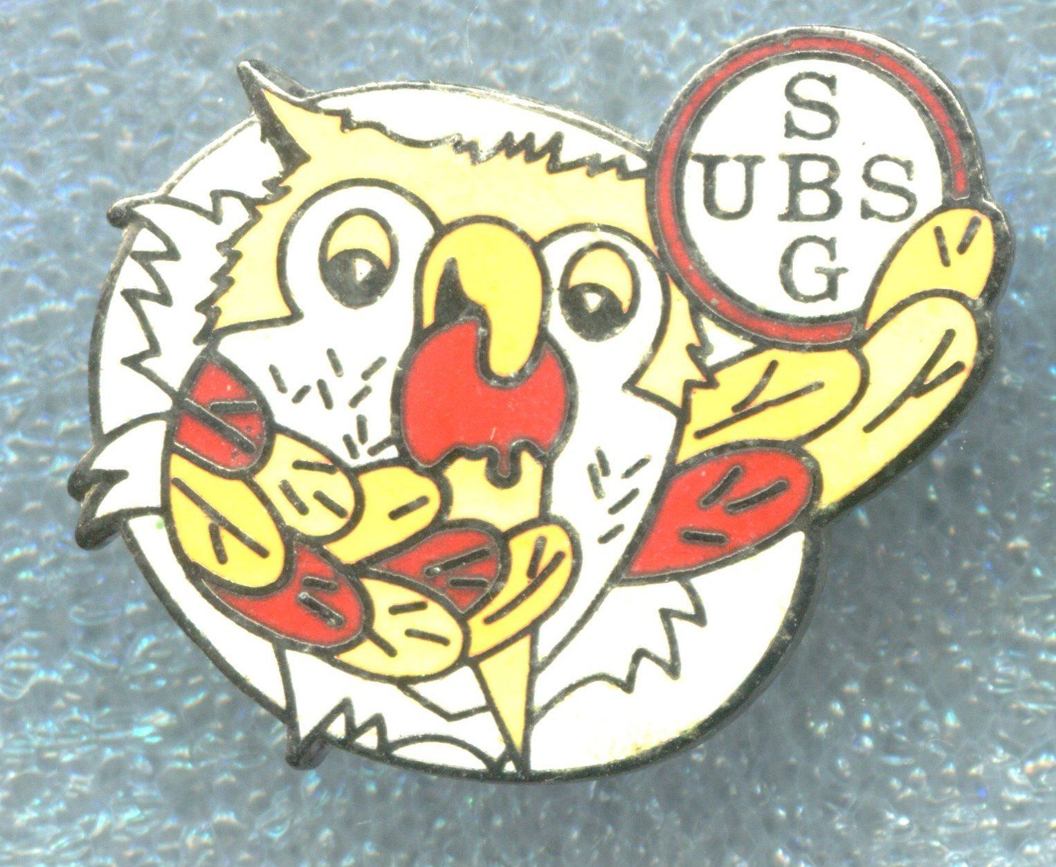UBS Placchette & Badge: UBS  Eule – Usato da Winterthur venduto da Sammleroase