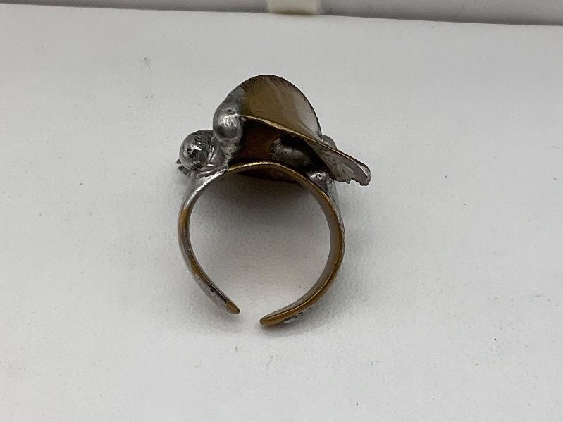 Anelli: Handarbeit Messing Ring, Grösse 54-58 – Nuovo (secondo la descrizione) da Luzern venduto da S.Kern01 5