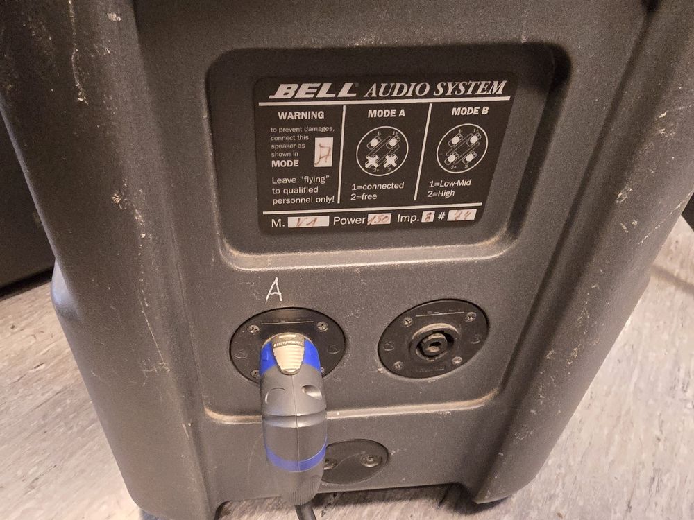 Speaker System + Power Mixer Lem (Bell Subwoofer + Bell V1 (Gebraucht ...