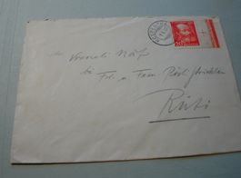 Brief 1932, Sondermarke 20 Rp, Escher, o Hospenthal mit TAB