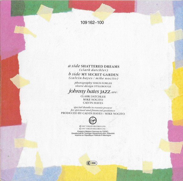 Dischi in vinile: Johnny Hates Jazz: Shattered Dreams 7" – Usato da Steinhausen venduto da Vilivinili 1