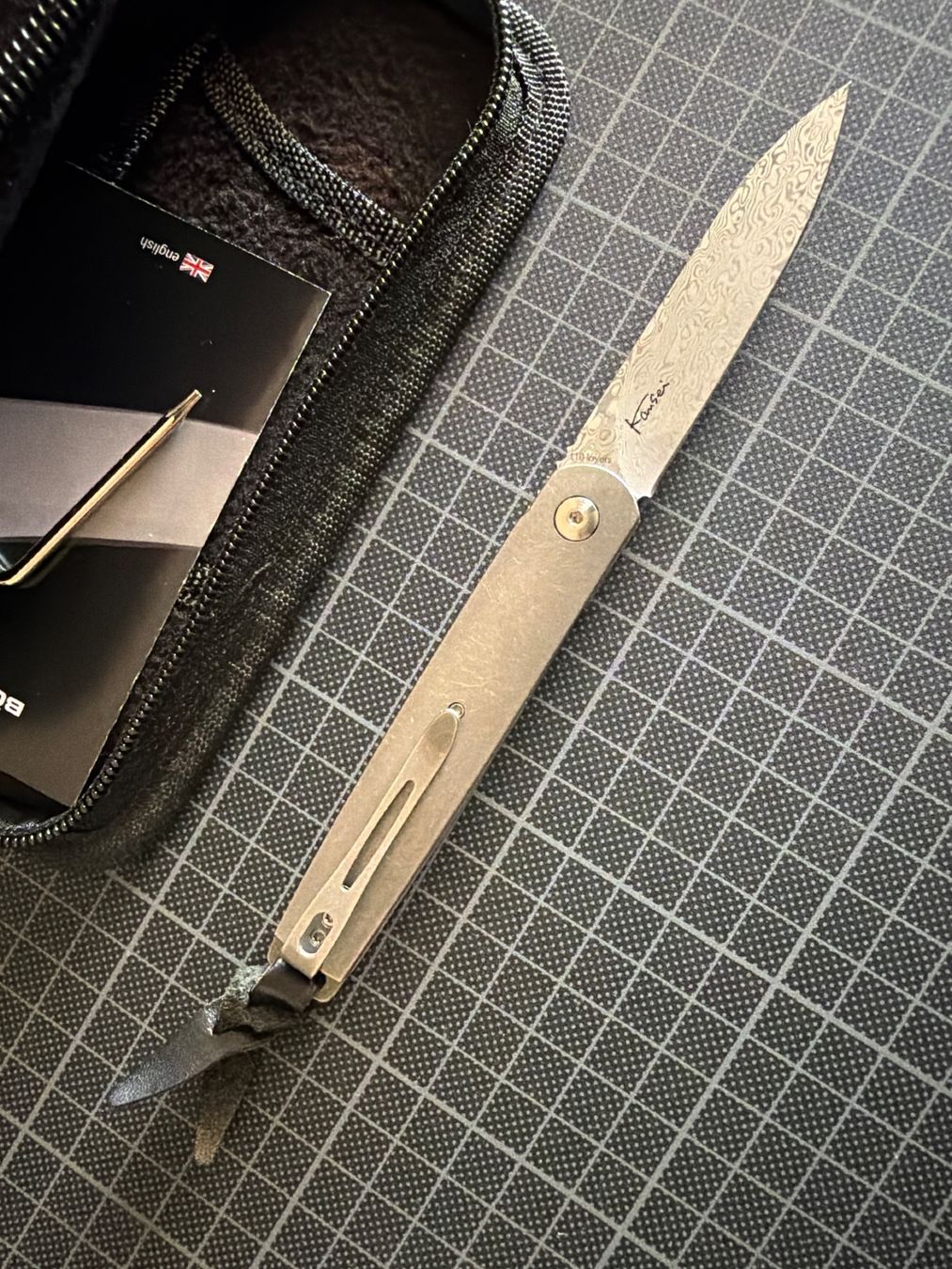 Taschenmesser: BOKER - Kansei Matsuno Design - DAMAS – Gebraucht aus Les Avanchets von ovnifou 1