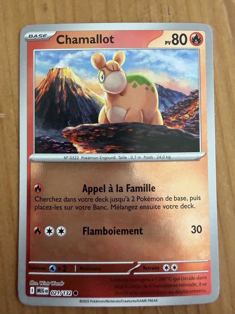 Pokémon Carte collezionabili: Chamallot (MEG021) – Nuovo (secondo la descrizione) da Vevey venduto da Matx