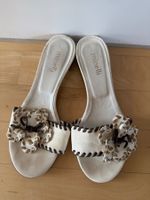 Vintage Minelli Leder-Sandaletten Gr. 38