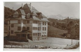 Herisau (AR) Schulhaus Säge - Foto Umiker - 1907