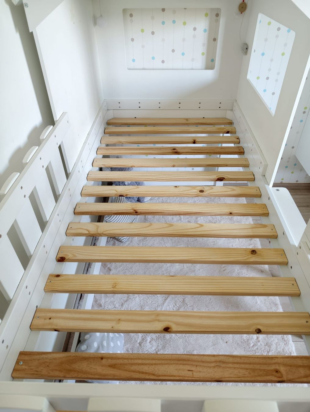 Letti: Lit enfant cabane modulable 90x190 cm + sommier + matelas – Usato da Meyrin venduto da san_d666 6