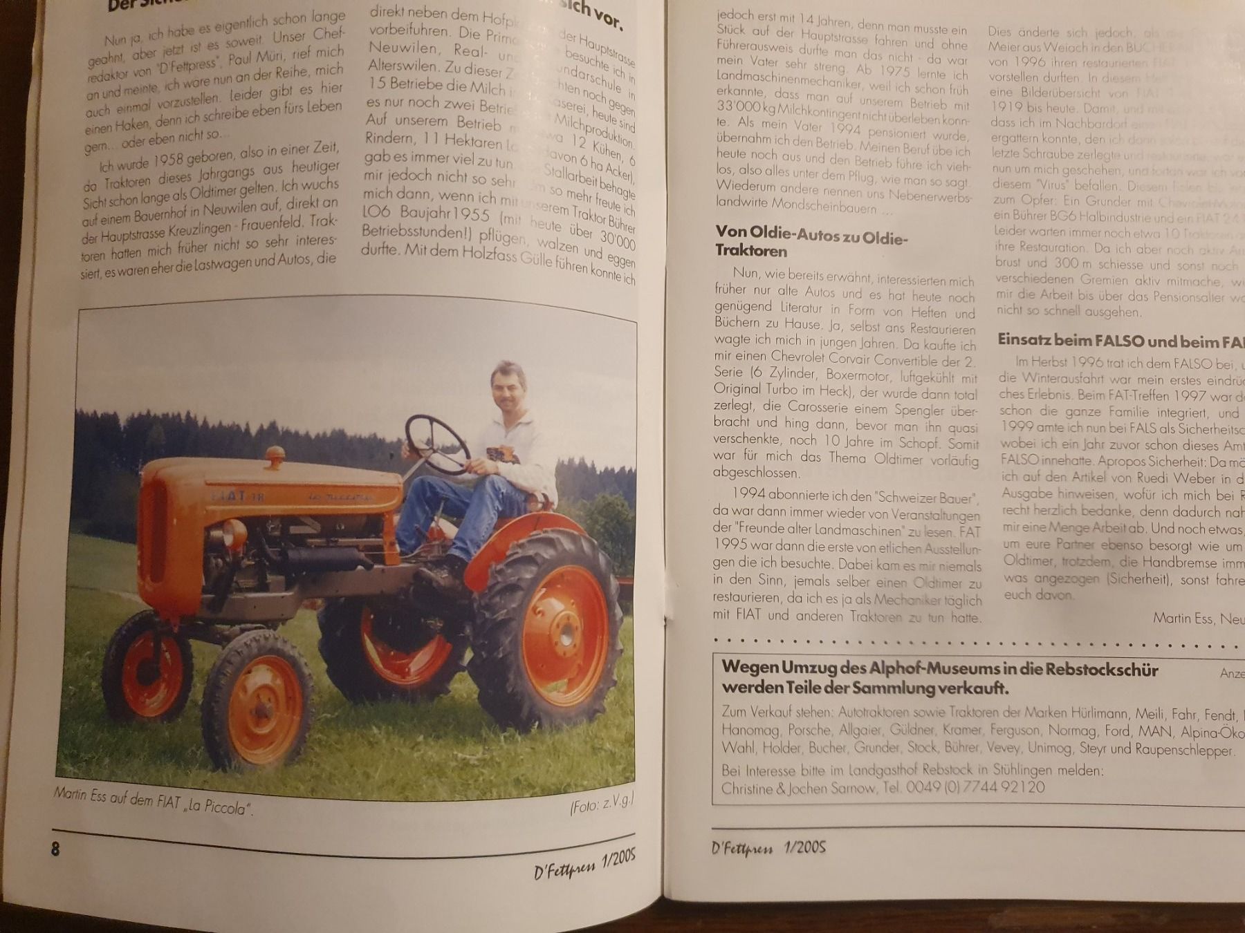 Trattori: D Fettpress 1/05  Eckert Traktoren xx – Usato da Flawil venduto da sr1_f6st 1