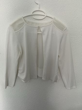 Bolero weiss / beige Grösse   S /  36
