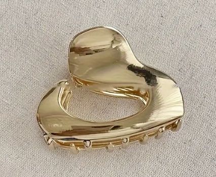 Haarschmuck: Elegantes, einfarbiges Haar-Accessoire mit Hai-Clip, klein – Neu und originalverpackt aus Bellinzona von ModaLugano