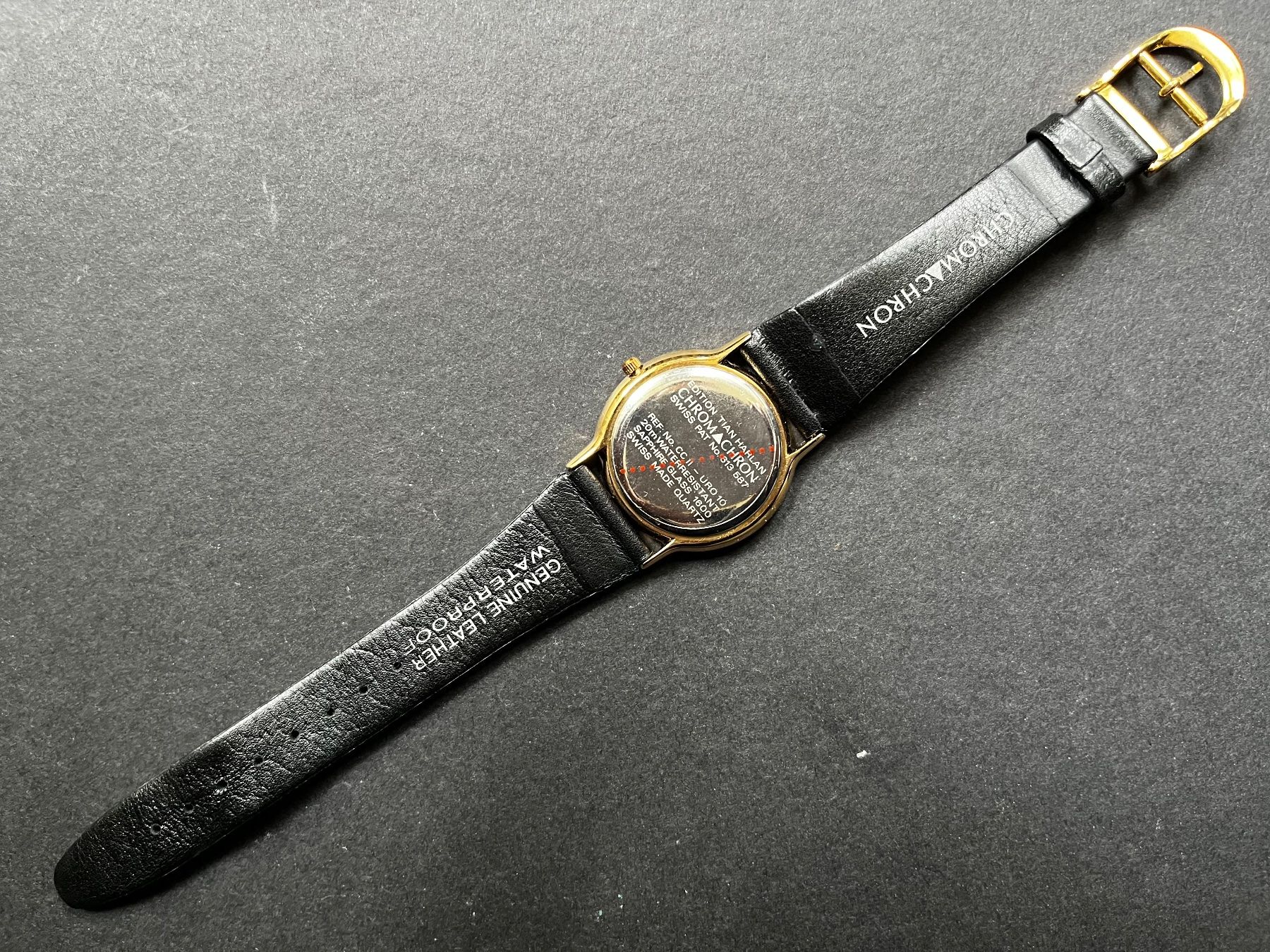 Orologi: CHROMaCHRON Colour Time - selten - goldige Variante – Usato da Zürich venduto da FV.vintage 2