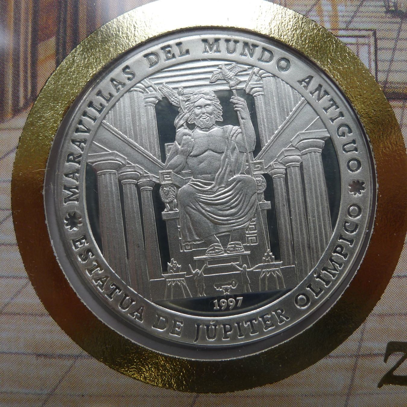 Tutti le monete: 1997, Numisbriefe "Weltwunder der Antike" mit 7 Silbermünzen – Usato da Sursee venduto da Luzernerraute 7