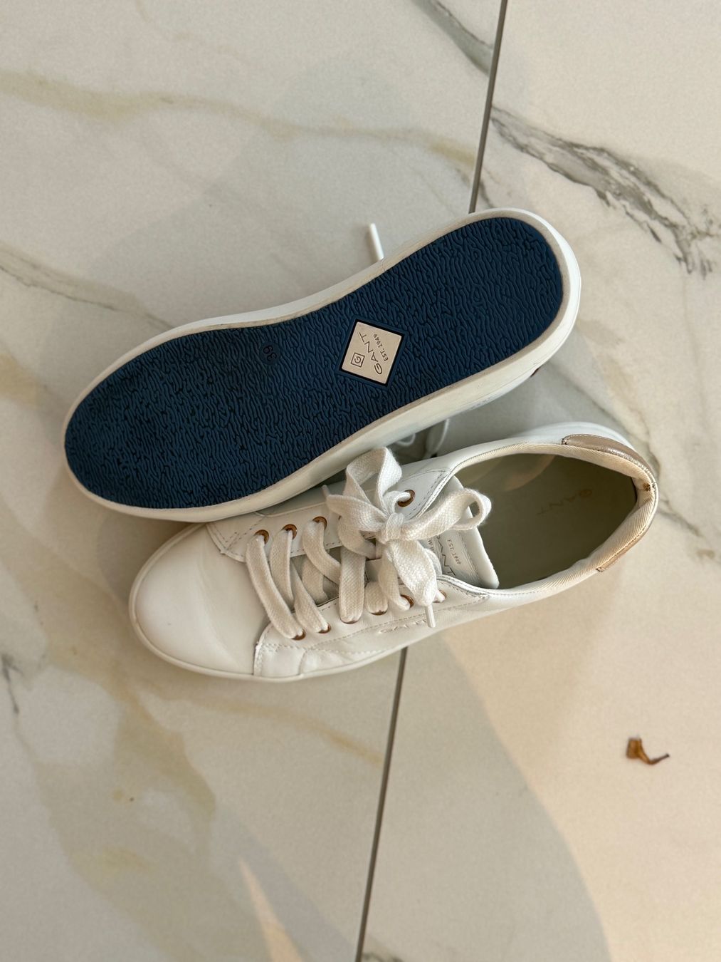Gant Scarpe da donna: GANT Sneaker, weiss/gold, Grösse 38 – Usato da Langnau am Albis venduto da ste_2zdt 1