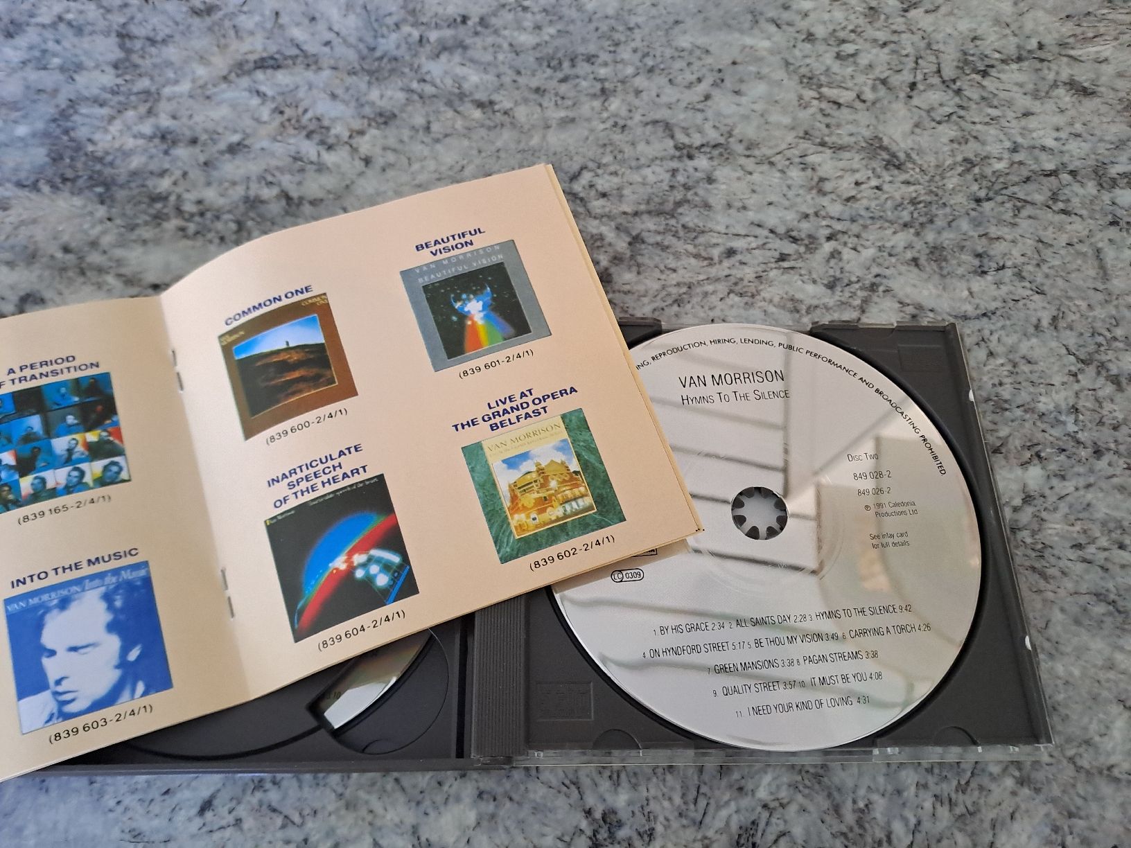 CDs: Doppel-CD VAN MORRISON  "Hymns To The Silence" polydor – Gebraucht aus Uetendorf von Essiggurken 2