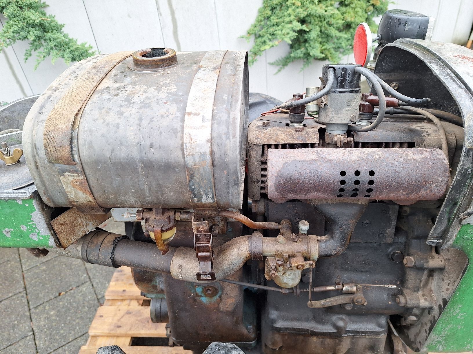 Rapid Traktoren: Rapid Spezial mit Ausweis Aebi Bucher Einachser Traktor – Defekt aus Auw von Zuendapp1952 5