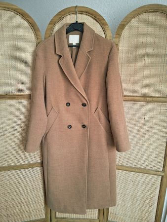 Manteau H&M mi saison beige Taille S oversized
