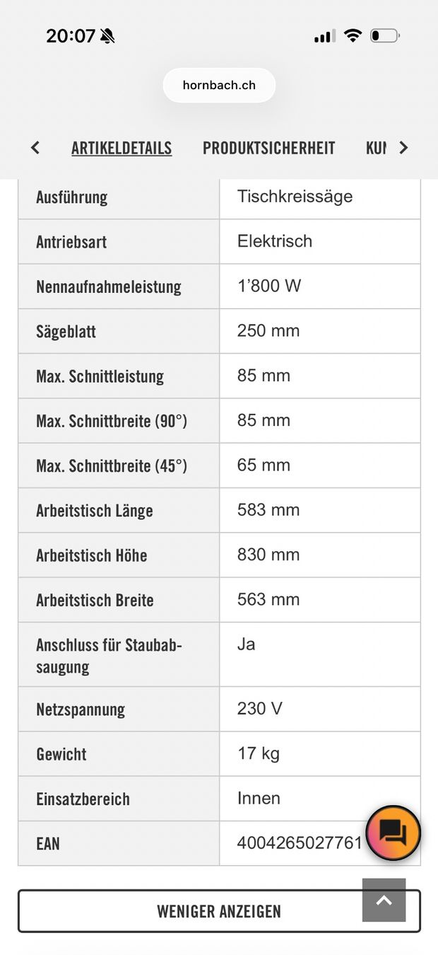 Seghe: Tischkreissäge Atika – Usato da Eich venduto da stego18 3