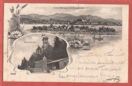 Etzel Kulm und Insel Ufenau mit Rapperswil - 1903