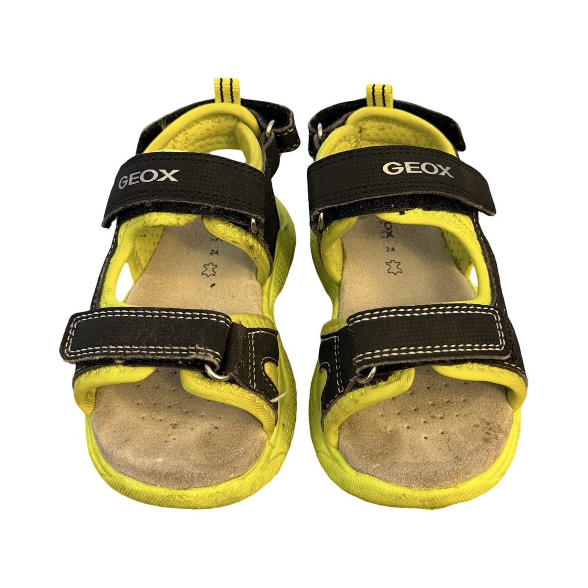 Geox Scarpe da uomo: GEOX Sandals Black Yellow Size 24 used condition – Usato da Bursinel venduto da rud_9mxh