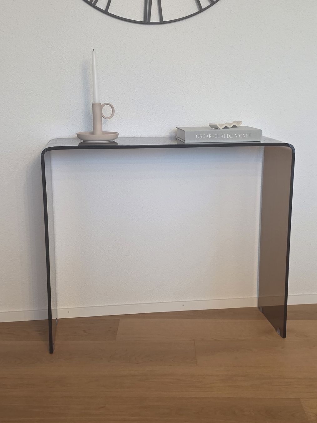 Bicchieri: Konsolentisch KENDALL Sicherheitsglas Braun – Usato da Hirzel venduto da buy1988