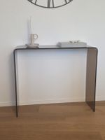 Konsolentisch KENDALL Sicherheitsglas Braun