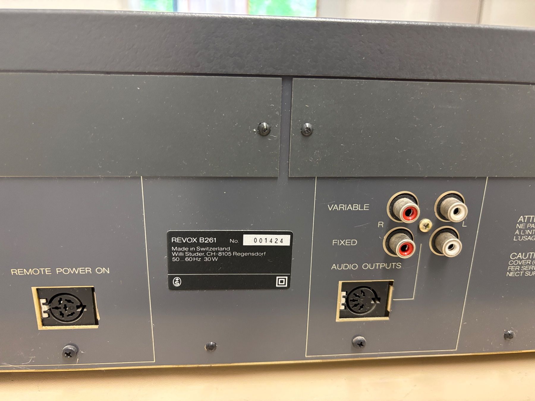 Revox Radios: Revox B261 Tuner – Gebraucht aus Hauptwil von Joe2ch 1