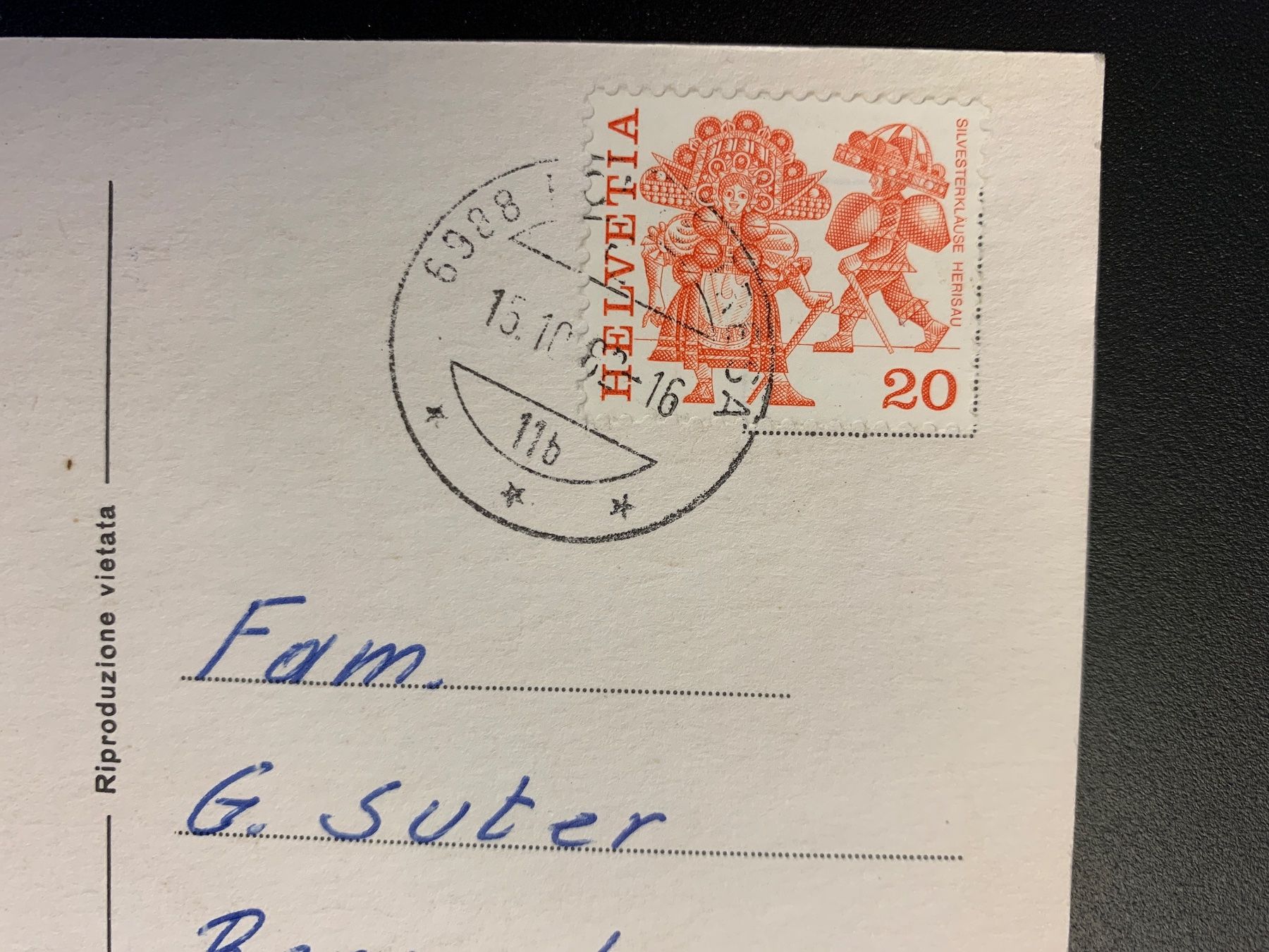 Cartoline postali: Alte Farb-Postkarte von Ponte Tresa – Usato da Erlenbach ZH venduto da Ritschly 3