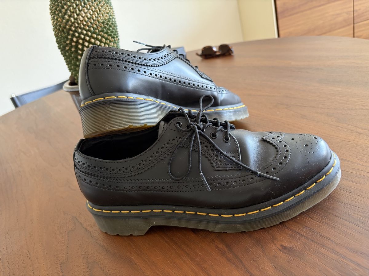 Dr. Martens Herrenschuhe: Dr. Martens schwarz Leder Grösse 42 – Gebraucht aus Mühlethurnen von gingerlily41 1