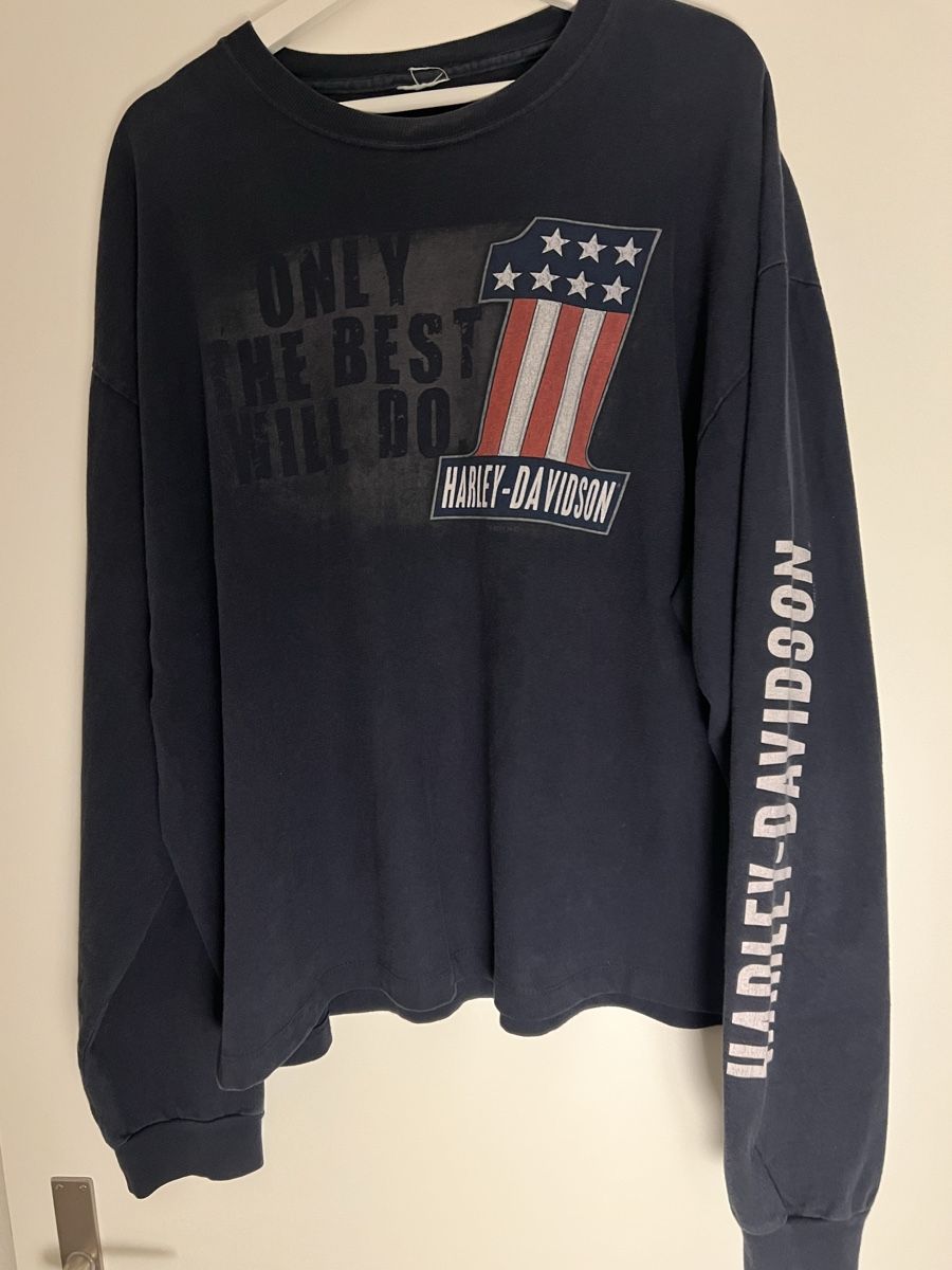 Harley-Davidson T-shirt: Harley Davidson Blue Long sleeve  – Usato da Zürich venduto da len_898j 1
