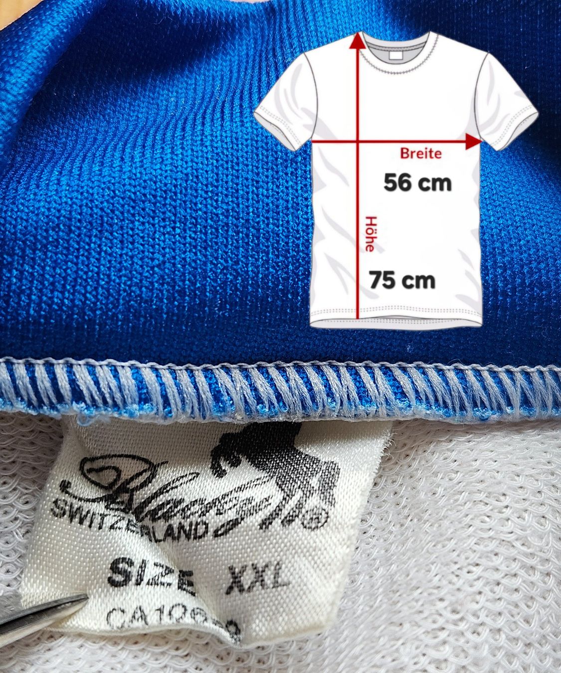 Leibchen & Hosen: Radtrikot Blacky vintage DOW Grösse XXL Velo Fahrrad Trikot – Gebraucht aus Hägglingen von United-Village-Trade 4