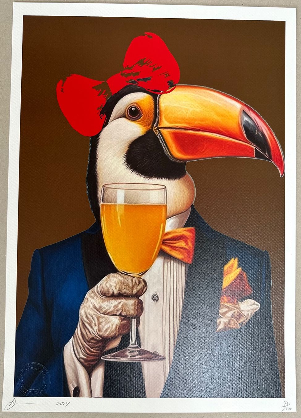 Grafica & Litografie: Death: Durstiger Tukan, POP Art, signiert 25/100 – Nuovo (secondo la descrizione) da Meilen venduto da Smgdesign